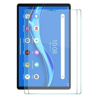 HAT PRINCE 2Pcs/Pack Complete Covering 0.33mm 9H 2.5D Full Glue Tempered Glass Screen Protector for Lenovo Tab M10 Plus TB-X606F/Tab K10 Tablet LCD Film