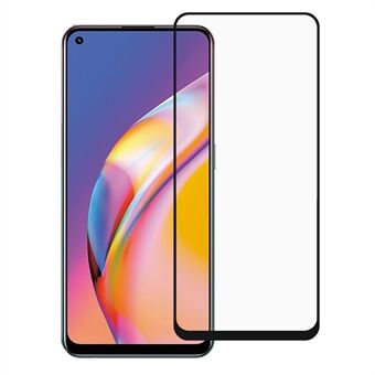 Anti-Scratch Full Glue Silk Print Full Screen Coverage Tempered Glass Protector Film for Oppo A94/F19 Pro