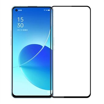 PINWUYO Anti-fingerprint Full Glue Tempered Glass Anti-explosion Full Screen Coverage Screen Film for Oppo Reno6 5G