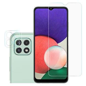 9H 2.5D Tempered Glass Screen Protector + Back Camera Lens Film for Samsung Galaxy A22 5G (EU Version)