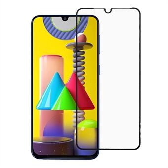 Silk Printing Screen Protector Explosion-Proof Full Coverage Full Glue Tempered Glass Film for Samsung Galaxy M31 Prime