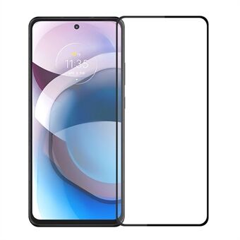 PINWUYO Full Screen Coverage Full Glue 9H Hardness 2.5D Curved Tempered Glass Screen Protector for Motorola One 5G Ace