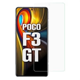 0.3mm Tempered Glass Phone Screen Protector Cover Arc Edge Protective Film for Xiaomi Poco F3 GT