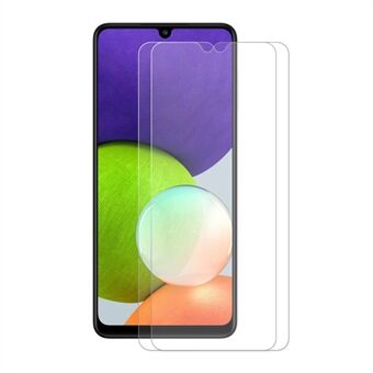 2Pcs/Set HAT PRINCE 0.26mm 9H 2.5D HD Clarity Tempered Glass Screen Film Protector for Samsung Galaxy F22/M22