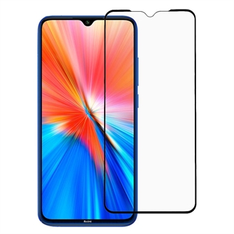 CALANS Full Size Covering Silk Printing Ultra Clear Tempered Glass Protector Full Glue for Xiaomi Redmi Note 8 2021