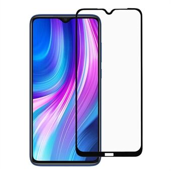 RURIHAI Full Glue 2.5D Solid Defense 9H Hardness Premium Tempered Glass Screen Protector for Xiaomi Redmi Note 8 2021