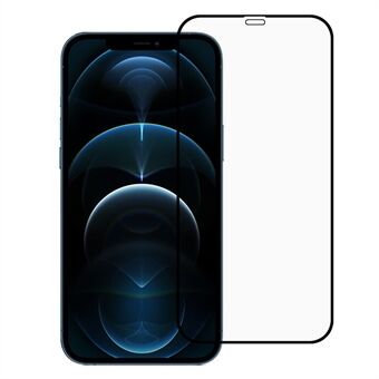 Anti-static Silk Printing Screen Protector Tempered Glass Film 9H Full Coverage Full Glue Shield for iPhone 12 Pro Max 6.7 inch