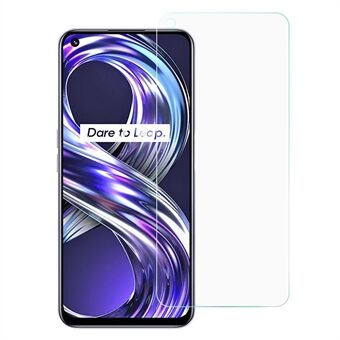 Ultra-thin Waterproof Anti-scratch 0.3mm Arc Edges Tempered Glass Screen Protector for Realme 8i