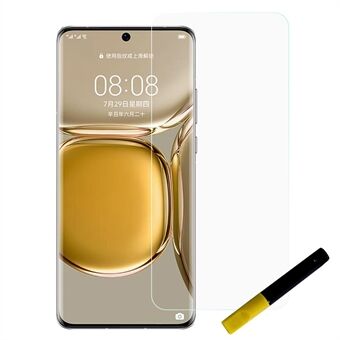 RURIHAI 3D Full Glue Anti-explosion UV Liquid Tempered Glass Screen Protector Film for Huawei P50 Pro