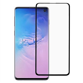 Full Screen Silk Printing Edge Tempered Glass Screen Protector Fingerprint Unlock Film for Samsung Galaxy S10