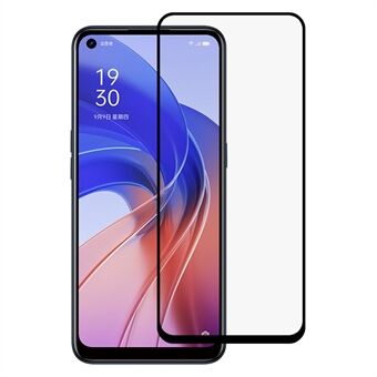 RURIHAI Full Screen Full Glue HD Clarity 2.5D 9H Double Defense High Aluminium-silicon Glass Film for OPPO A11s (2021)