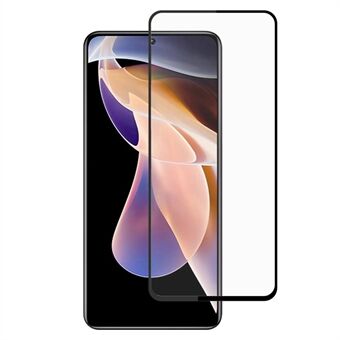 PINWUYO HD Explosion-Proof 9H Tempered Glass Full Glue Anti-Fingerprint Full Screen Coverage Screen Film for Xiaomi Redmi Note 11 Pro / Note 11 Pro+