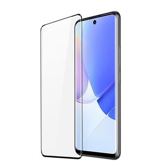 DUX DUCIS Full Glue Hot Bending 3D Curved 9H Hardness High Definition Full Coverage Tempered Glass Screen Protector for Honor 50 / Huawei nova 9