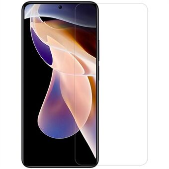 NILLKIN Amazing H+PRO Ultra-slim Anti-fingerprint 2.5D Arc Edge 9H Hardness Anti-explosion Tempered Glass Film AGC Glass Screen Protector for Xiaomi Redmi Note 11 Pro/Redmi Note 11 Pro+