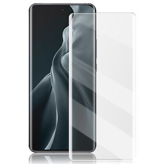 AMORUS 3D Curved High Sensitivity Smooth Full Size UV Glue Tempered Glass Screen Protector for Xiaomi 12