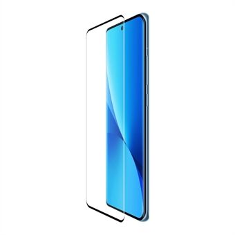 HAT-PRINCE For Xiaomi 12 Pro 3D Curved Anti-explosion Side Glue 9H Hardness Tempered Glass Full Screen Protector