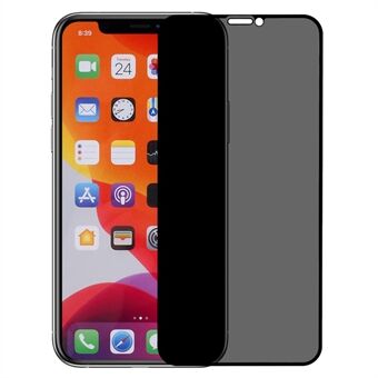 Tempered Glass Screen Protector for iPhone XS/11 Pro 5.8 inch/X, Wear-resistant Anti-spy Matte HD Silk Printing Full Glue Full Screen Film