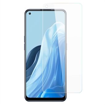 For Oppo Reno7 5G (Global) 0.3mm Arc Edge Screen Protector HD Anti-scratch Ultra-slim Explosion-proof Tempered Glass Film Guard