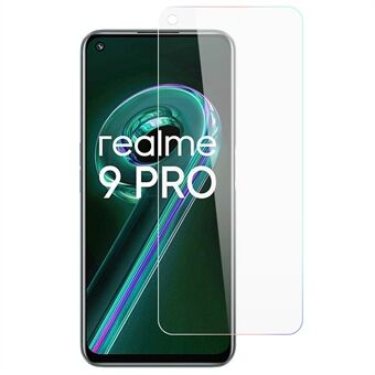 For Realme 9 Pro Anti-stains 0.3mm Arc Edge Anti-broken Screen Protector HD Ultra-slim Tempered Glass Film Guard