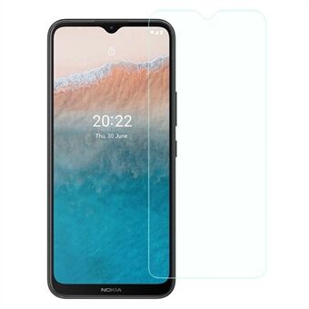 For Nokia C21 Plus Tempered Glass Screen Protector High Sensitivity HD 0.3mm Arc Edge Scratch-Resistant Film, Easy Install