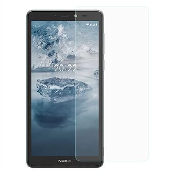 For Nokia C2 2nd Edition Shatterproof Screen Protector Ultra-thin 0.3mm Arc Edge HD Clear Tempered Glass Screen Film Guard