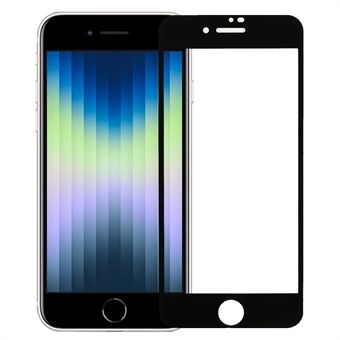 For iPhone 7/8 4.7 inch/SE (2020)/SE (2022) Full Coverage Silk Print Tempered Glass Screen Protector Film