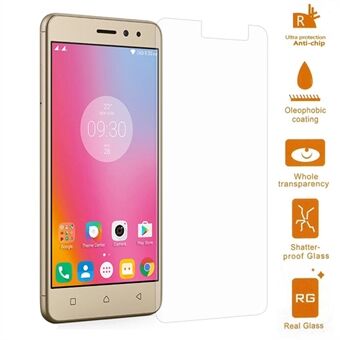 For Lenovo K6 Power Tempered Glass Screen Protector Guard Film 0.3mm (Arc Edge)