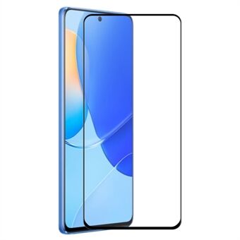 HAT-PRINCE For Huawei nova 9 SE 5G 6D Silk Printing Tempered Glass Film Full Glue Ultra Clear Full Screen Protector