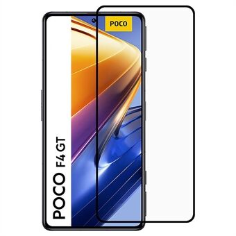 RURIHAI For Xiaomi Poco F4 GT 2.5D Secondary Hardening Tempered Glass Film Full Glue HD Clear Full Screen Protector