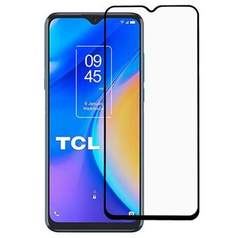 RURIHAI For TCL 30 SE/30E/305/306 Wear-resistant Full Glue Tempered Glass Film 2.5D Secondary Hardening Ultra Clear Full Covering Screen Protector