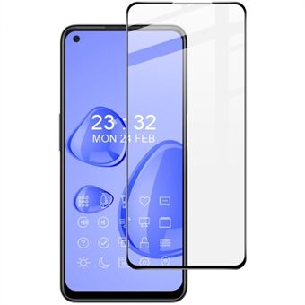 IMAK Pro+ Series 9H Clear Glass Screen Protector for Oppo K9x Tempered Glass Guard Film Full Coverage Full Glue Scratch Resistant Screen Film