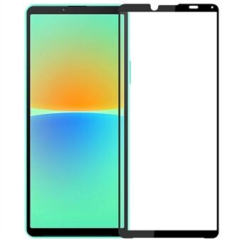 PINWUYO JK Tempered Glass Film Series-2 for Sony Xperia 10 IV Durable No Bubble Tempered Glass Film Full Glue Full Screen Explosion-proof Protector