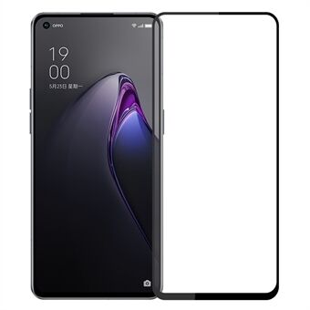 PINWUYO JK Tempered Glass Film Series-2 for Oppo Reno8 5G Bubble-free Full Glue Wear-resistant Full Screen Protector Tempered Glass Film