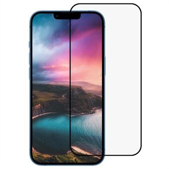 RURIHAI Secondary Hardening 0.26mm Thick Full Screen Protector for iPhone 14 Pro 6.1 inch, Full Glue Ultra Clear Anti-explosion High Aluminum-silicon Glass Film