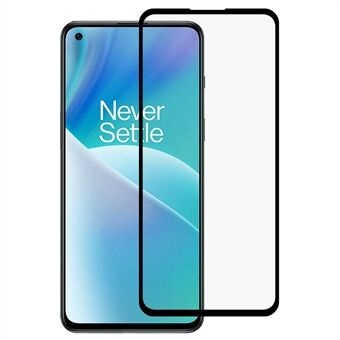 For OnePlus Nord 2T 5G Silk Printing Full Glue Full Screen Coverage Film Wear-resistant Tempered Glass Screen Protector