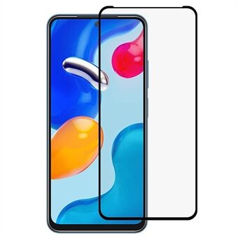 For Xiaomi Redmi Note 11S 5G/Note 11T 5G/Note 11 5G (China) (MediaTek) 9D HD Full Cover Side Glue Silk Printing Tempered Glass Screen Protector