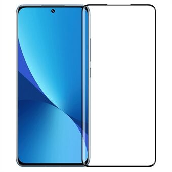 PINWUYO for Xiaomi 12S Pro 5G / 12S Ultra 5G / 12 Pro 5G / 12 Pro (Dimensity) 5G JK 3D Hot Bending Tempered Glass Film-2 Anti-fingerprint Arc Edge Smooth Full Size Full Glue HD Tempered Glass Screen Protector