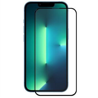 ENKAY HAT PRINCE For iPhone 14 Max 6.7 inch Full Glue Full Screen Protector Anti-explosion 2.5D Arc Edge 0.26mm 9H High Aluminium-silicon Glass Film