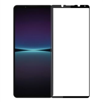 PINWUYO JK Tempered Glass Film Series-2 for Sony Xperia 5 IV Anti-abrasion Ultra Clear Full Cover Anti-oil Full Glue Screen Protector