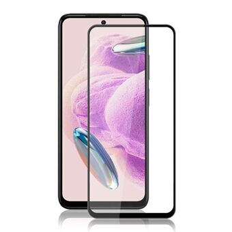 MOCOLO For Xiaomi Redmi Note 12S 4G Silk Printing Tempered Glass Secondary Hardening Full Screen Protector - Black