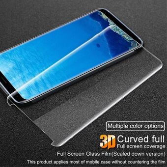 IMAK 3D Curved Full Size Tempered Glass Protector Film for Samsung Galaxy S8+ SM-G955