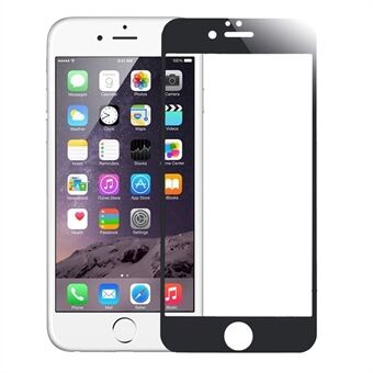 Electroplating Tempered Glass Screen Protector Guard Film for iPhone 6 / 6s - Black