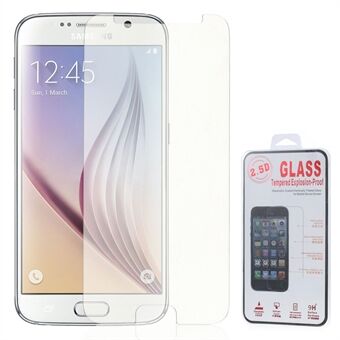 0.25mm Tempered Glass Screen Protector for Samsung Galaxy S6 G920, Explosion-proof and 2.5D Curved