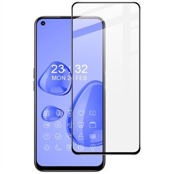 IMAK Pro+ Series for Realme 8i/Narzo 50 4G High Sensitive Touch HD Ultra Clear Full Covering Anti-fingerprint Full Glue Tempered Glass Screen Protector