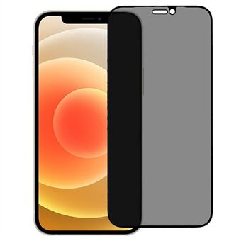 Anti-spy Screen Protector for iPhone 12 mini 5.4 inch, Full Cover Full Glue Silk Printing High Aluminium-silicon Glass Film