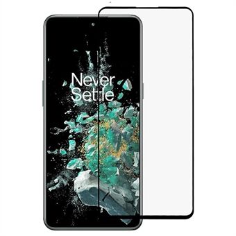 For OnePlus 10T 5G Anti-bubble Anti-wear Full Cover Silk Printing Screen Protector Full Glue Tempered Glass Film