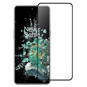 For OnePlus 10T 5G / Ace Pro 5G Anti-Scratch Tempered Glass Screen Protector Black Edge Screen Protector HD Clear Anti-Fingerprint Full Glue AGC Screen Film