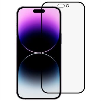 For iPhone 14 Pro Max Tempered Glass Screen Protector Anti-blue-ray Screen Film Full Cover Silk Printing Film