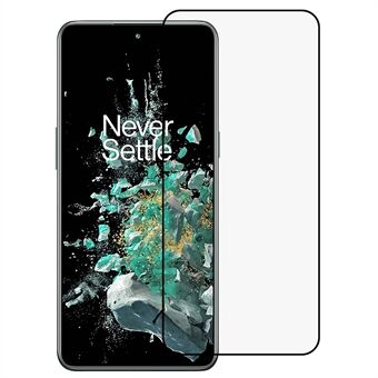 For OnePlus 10T 5G / Ace Pro 5G Sensitive-Touch Full Covering Screen Protector Full Glue Silk Printing Tempered Glass Screen Film