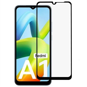 RURIHAI for Xiaomi Redmi A1 4G Full Glue HD Clear Secondary Hardening Screen Protector 2.5D 0.26mm Full Cover High Aluminum-silicon Glass Film